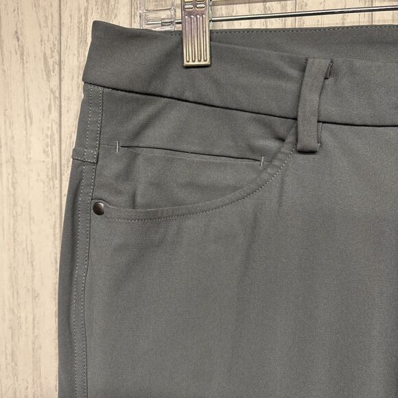 Mens Size 30 Lululemon Warpstreme Pants Grey EUC - Picture 2 of 6